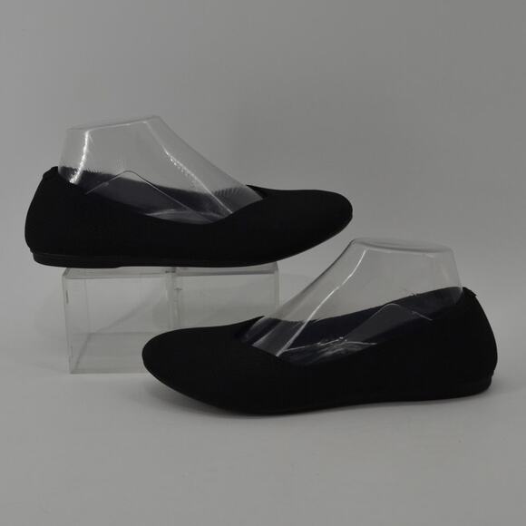 Arromic Womens Ballet Flats Sz 8 Black Knit Round Toe Casual - Picture 9 of 11
